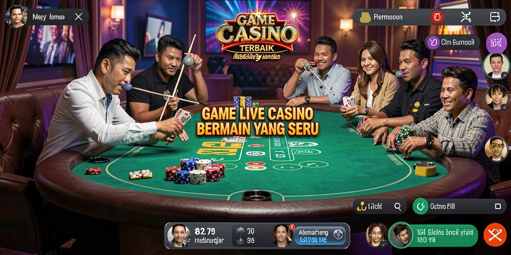 Tampilan gameplay menarik dari aplikasi Live Casino 2757.