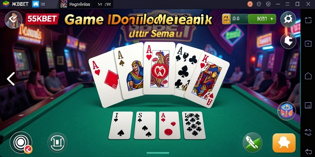 Tampilan screenshot 55KBET dengan gameplay yang dinamis dan seru.