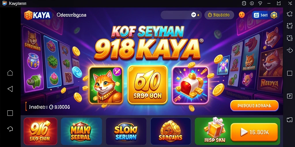 Screenshot gameplay Slot 918KAYA yang menarik dan mengasyikkan.