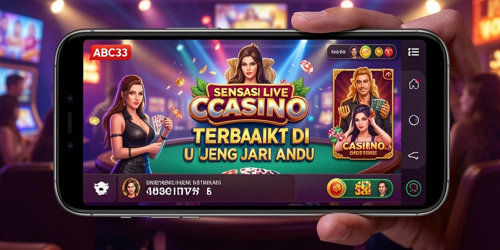 Tampilan gameplay live dealer yang mendebarkan di ABC33.