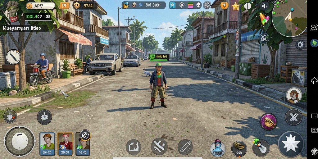 Tampilan gameplay menarik dengan elemen Idle yang sederhana.