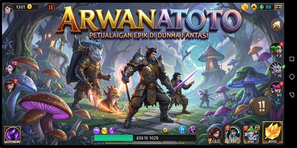 Tampilan gameplay menakjubkan dari ARWANATOTO yang memikat.