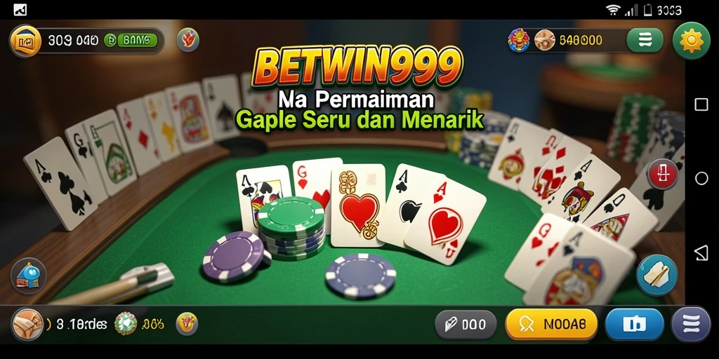 Tampilan screenshot gameplay Gaple yang penuh strategi dan keseruan.