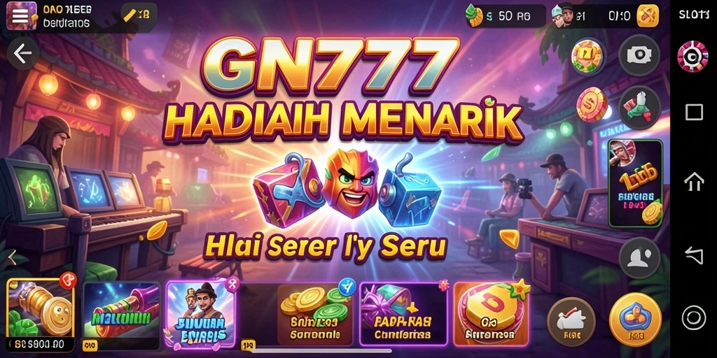 Screenshot gameplay GN777 menampilkan mesin slot dengan grafik yang mengesankan.