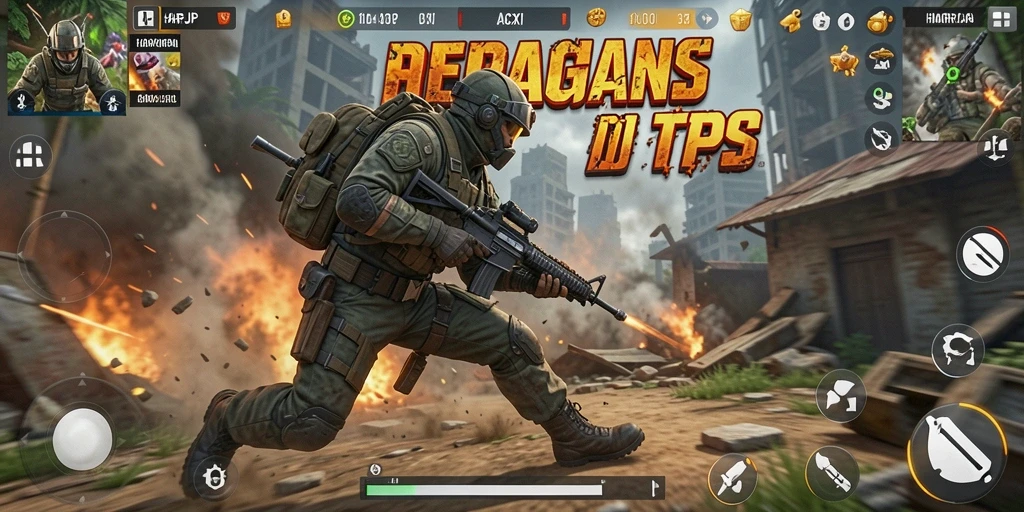 Tangkapan layar gameplay <strong>HARAPJP</strong> memperlihatkan aksi menegangkan saat bertarung.