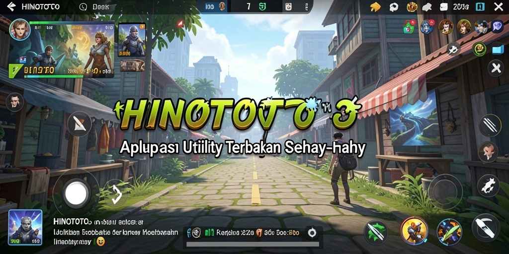 Tampilan antarmuka HINOTOTO dengan fitur-fitur Utility yang lengkap.
