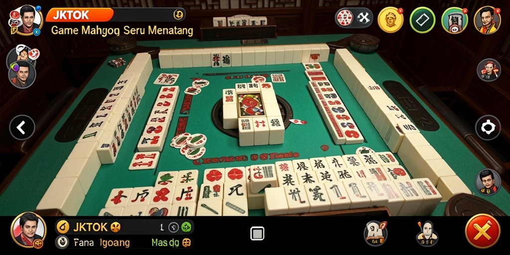Gameplay JKTOK yang menarik dan penuh tantangan Mahjong.