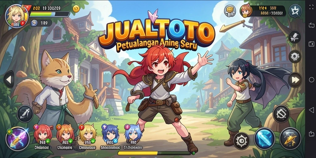 Tampilan gameplay JUALTOTO yang menarik dan penuh aksi.