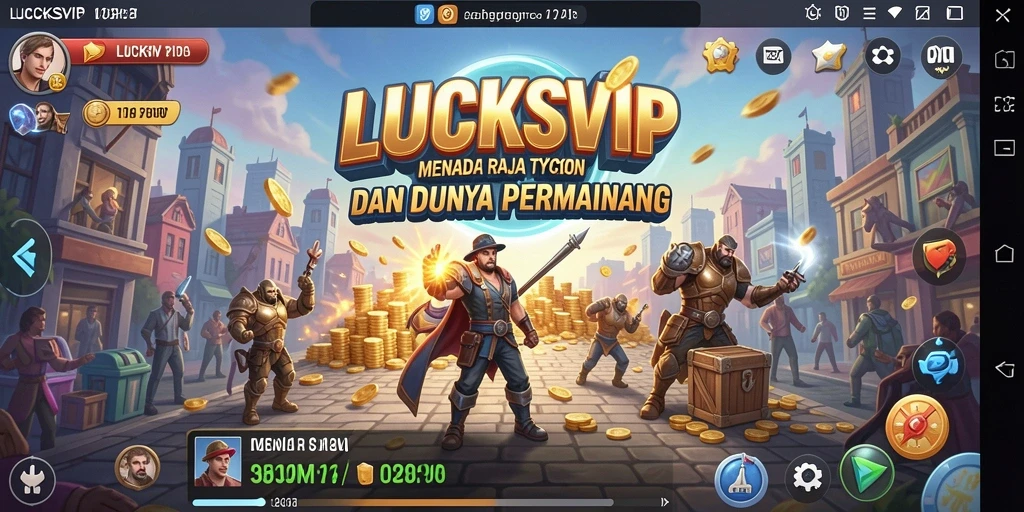 Tampilan gameplay LUCKSVIP yang seru dan menantang.