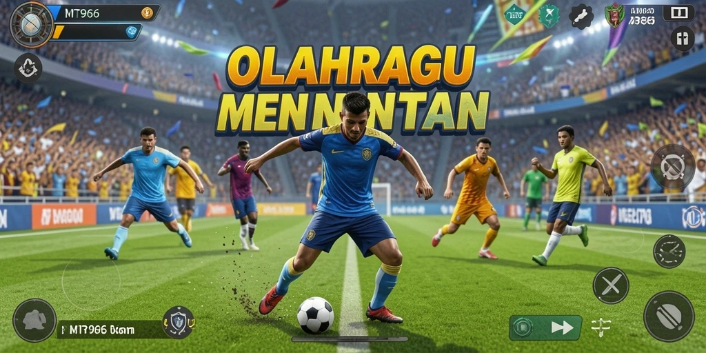 Tampilan menarik dari gameplay MT966 yang penuh aksi olahraga.