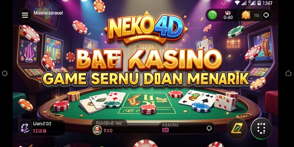 Tampilan menarik dari gameplay Kasino NEKO4D yang seru.