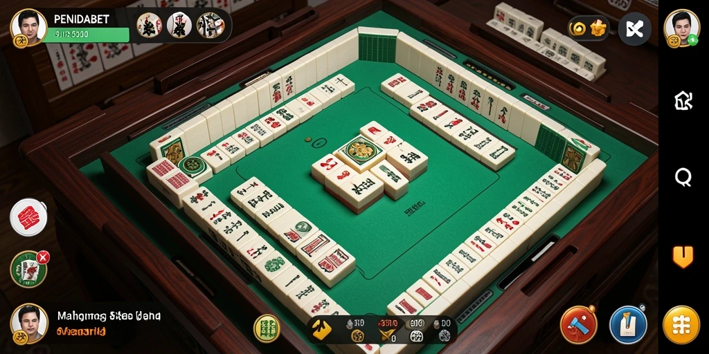 Tampilan gameplay seru dan menantang di game Mahjong PENIDABET.