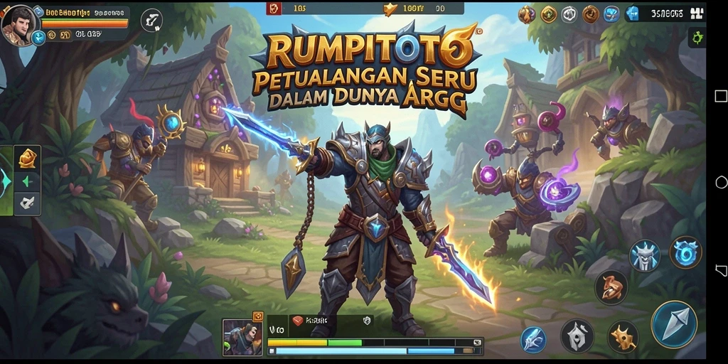 Tangkapan layar gameplay RUMPITOTO yang mendebarkan saat bertempur.