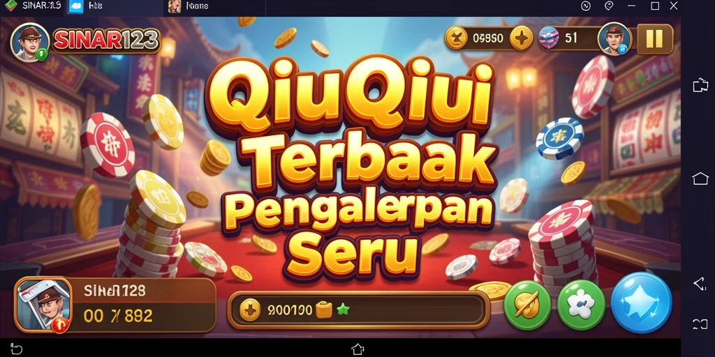 Tampilan gameplay QiuQiu yang seru dan interaktif.