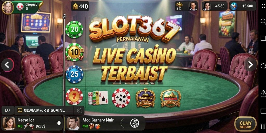 Gameplay Live Casino yang seru dan interaktif di SLOT367.