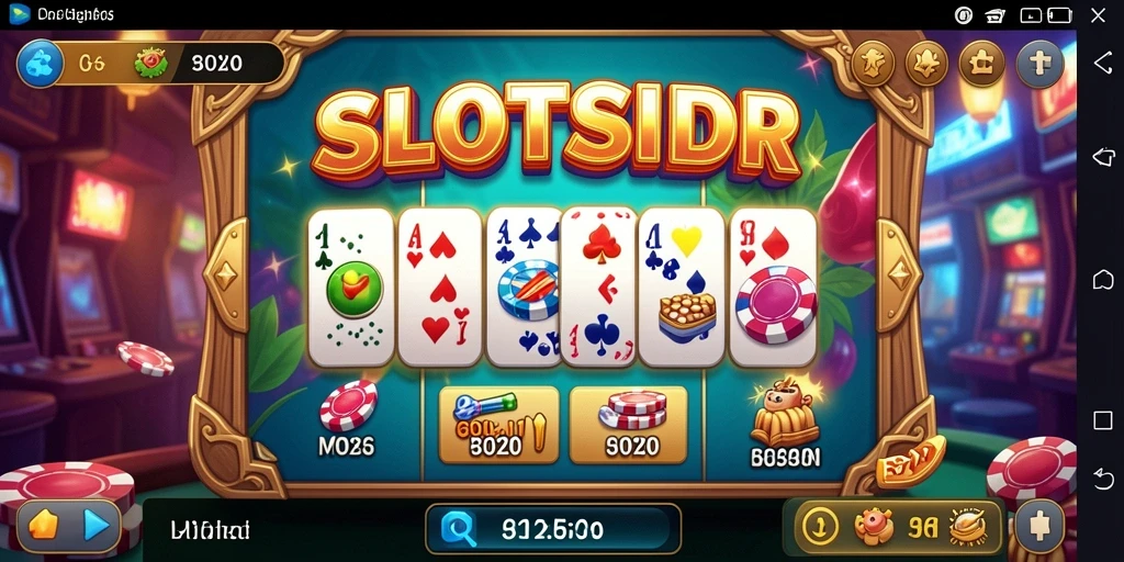 Tampilan gameplay seru dalam SLOTSIDR dengan aksi Domino yang menarik.