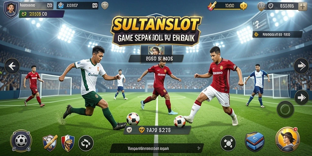 Tampilan permainan <strong>SULTANSLOT</strong> yang menegangkan di lapangan.
