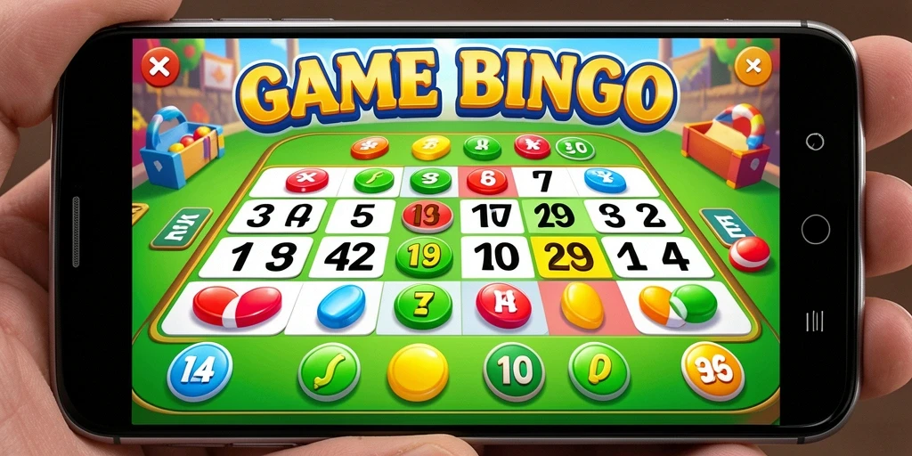 Tampilan gameplay seru dalam permainan Bingo V07.